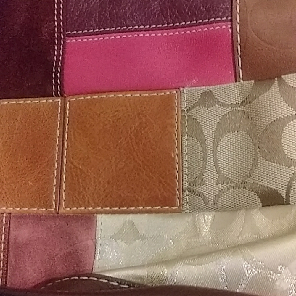 Coach patchwork handbag